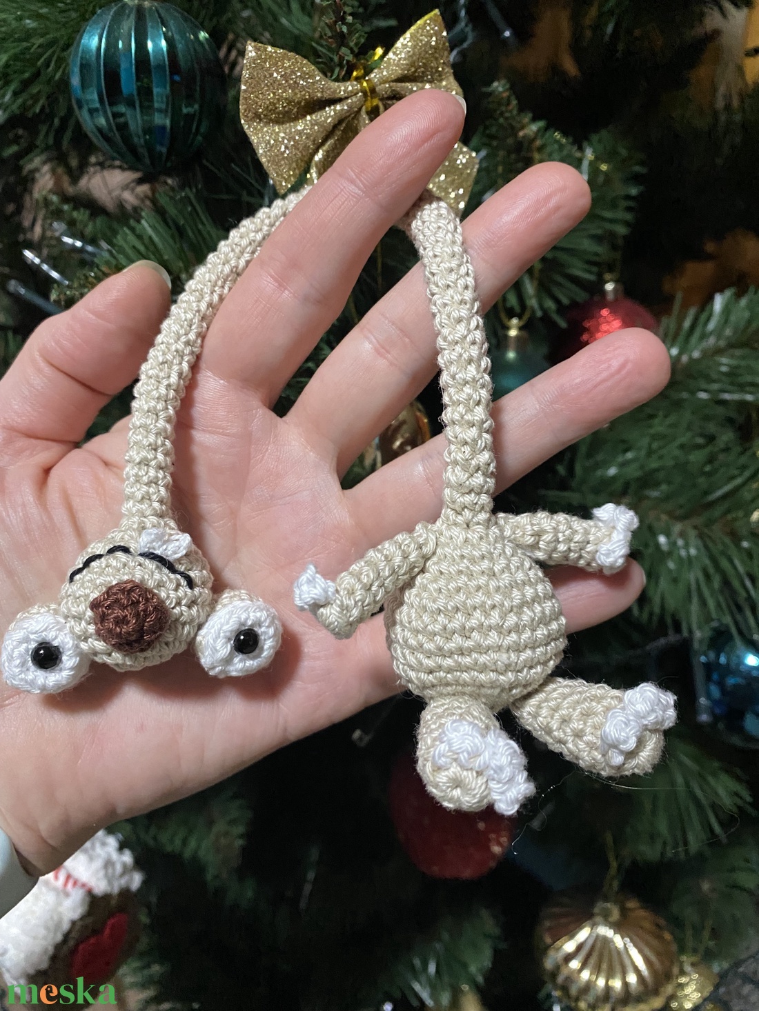 Horgolt lajhár a Jégkorszak meséből, Sid - játék & sport - plüssállat & játékfigura - plüss mesefigurák - Meska.hu