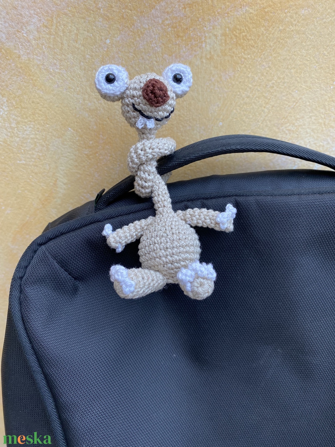 Horgolt lajhár a Jégkorszak meséből, Sid - játék & sport - plüssállat & játékfigura - plüss mesefigurák - Meska.hu