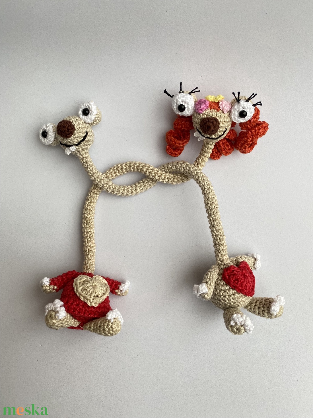 Horgolt lajhár a Jégkorszak meséből, Sid egy kis szívvel (vagy anélkül) - játék & sport - plüssállat & játékfigura - plüss mesefigurák - Meska.hu