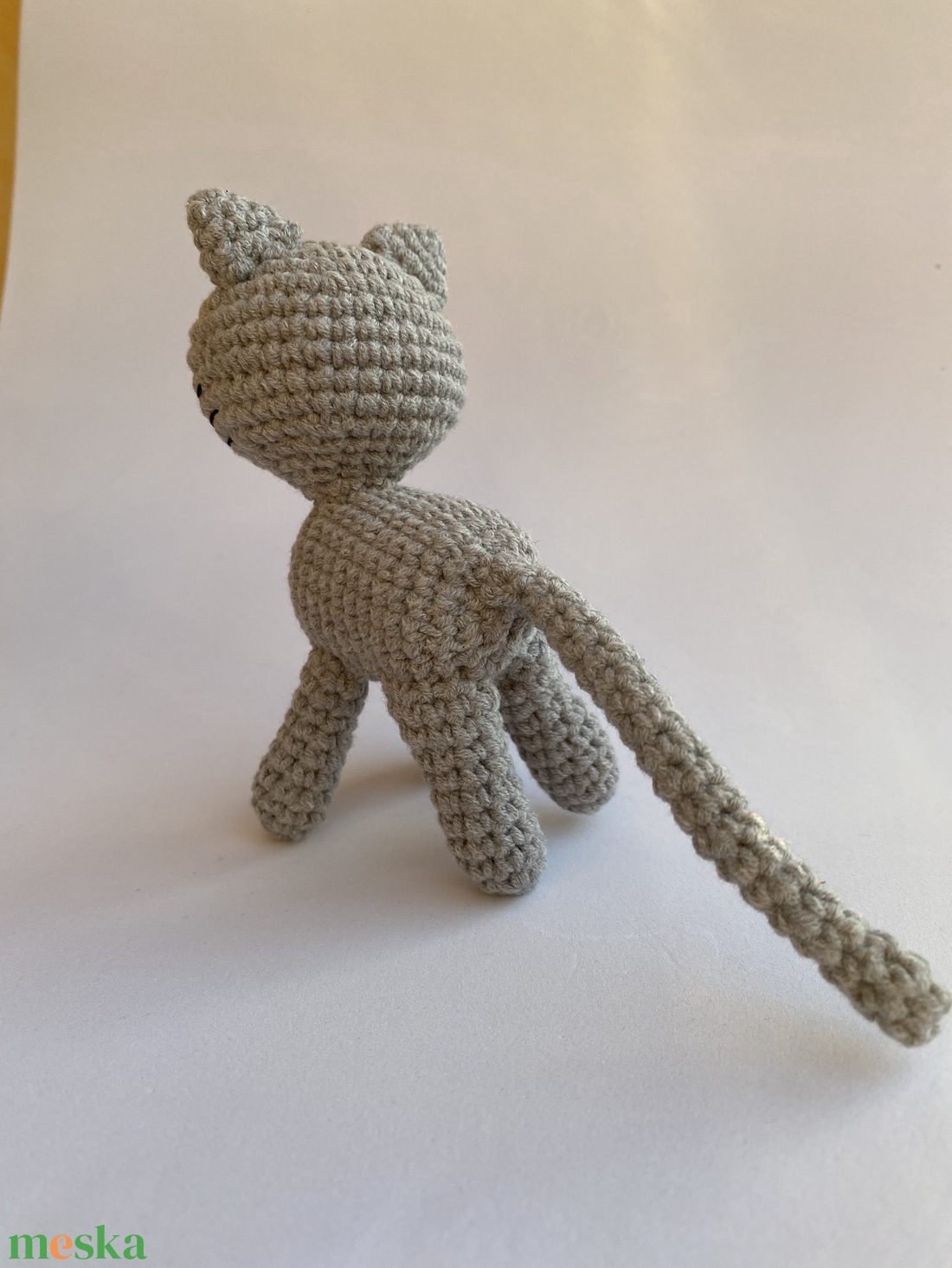 Hapci cica, horgolt - játék & sport - plüssállat & játékfigura - cica - Meska.hu