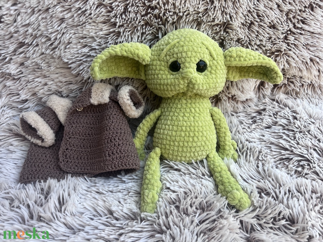 Horgolt Grogu - Baby Yoda Star Wars fanoknak - játék & sport - plüssállat & játékfigura - plüss mesefigurák - Meska.hu