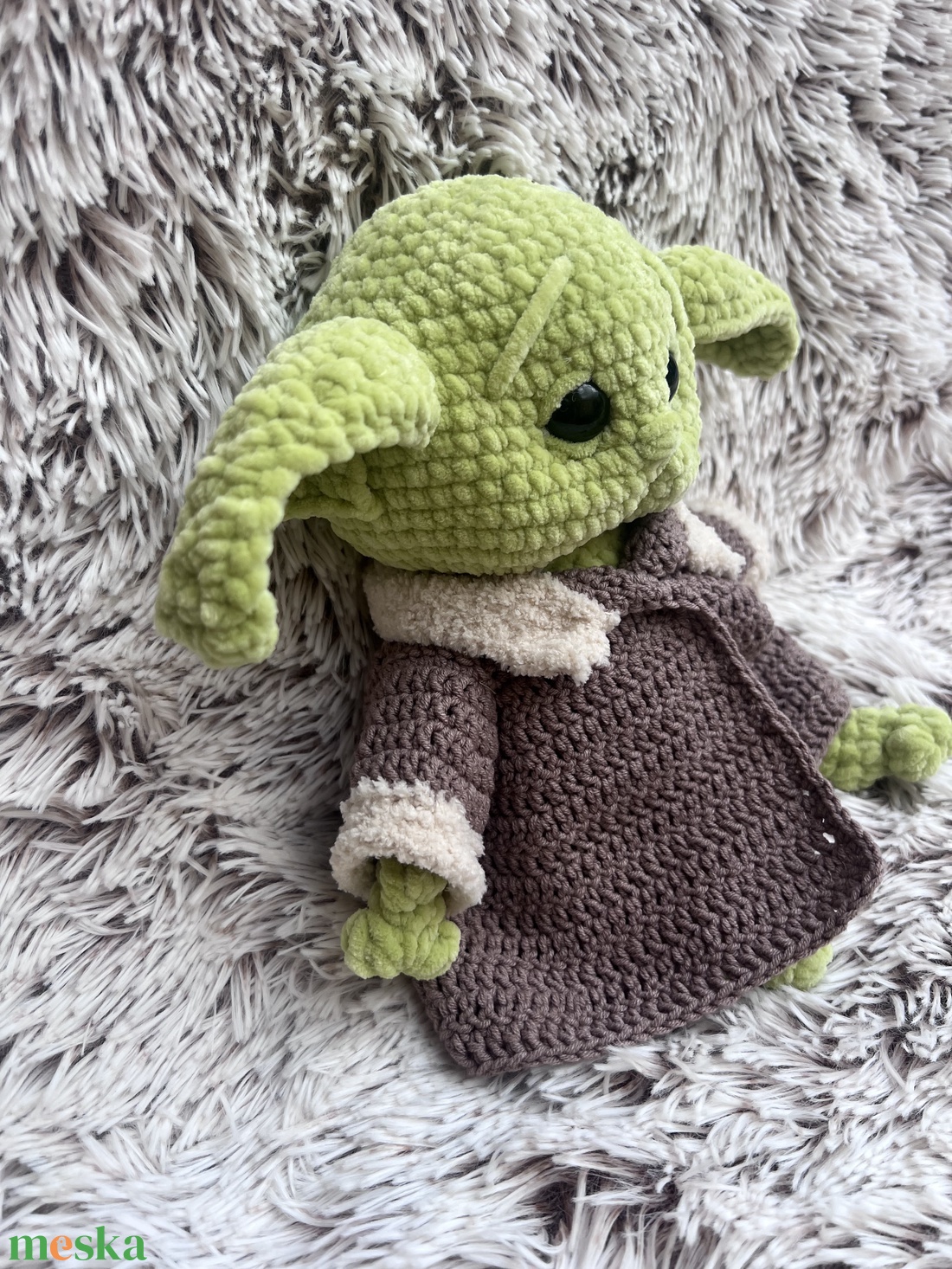 Horgolt Grogu - Baby Yoda Star Wars fanoknak - játék & sport - plüssállat & játékfigura - plüss mesefigurák - Meska.hu