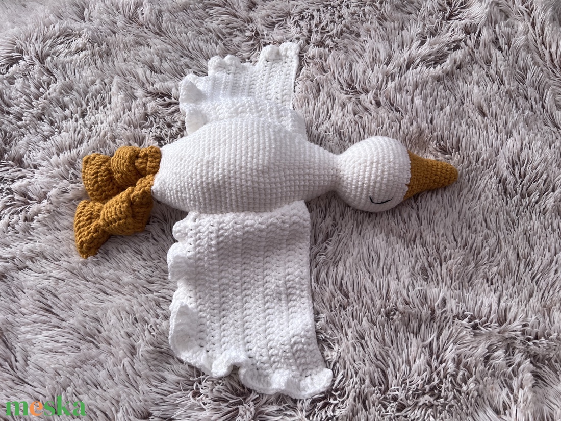 Névre szóló 57 cm-es óriás horgolt liba - játék & sport - plüssállat & játékfigura - más figura - Meska.hu