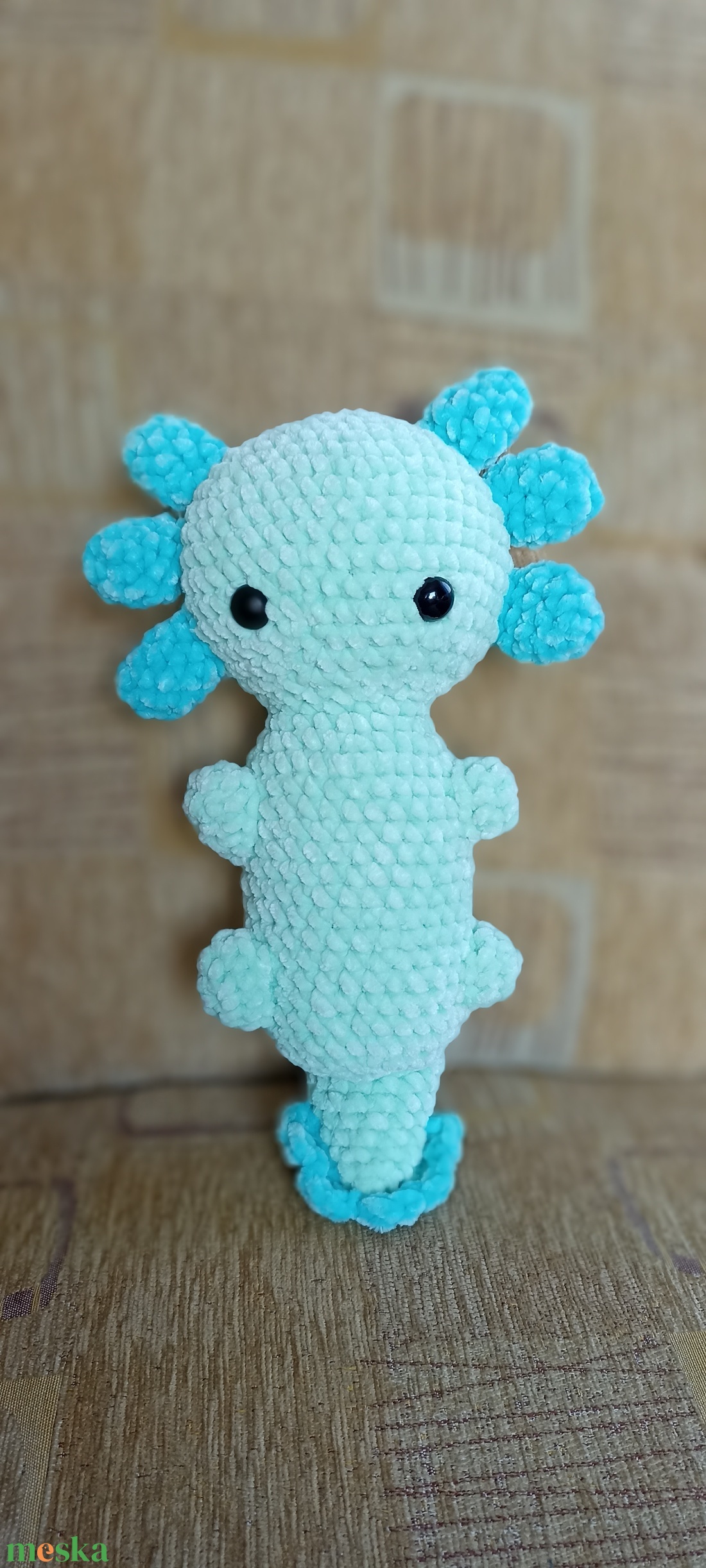 Horgolt axolotl - játék & sport - plüssállat & játékfigura - más figura - Meska.hu Horgolt axolotl - játék & sport - plüssállat & játékfigura - más figura - Meska.hu