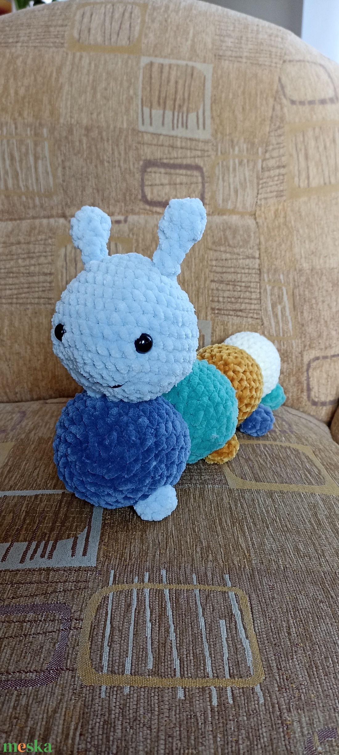 Horgolt amigurumi kukac,hernyó - játék & sport - plüssállat & játékfigura - más figura - Meska.hu Horgolt amigurumi kukac,hernyó - játék & sport - plüssállat & játékfigura - más figura - Meska.hu