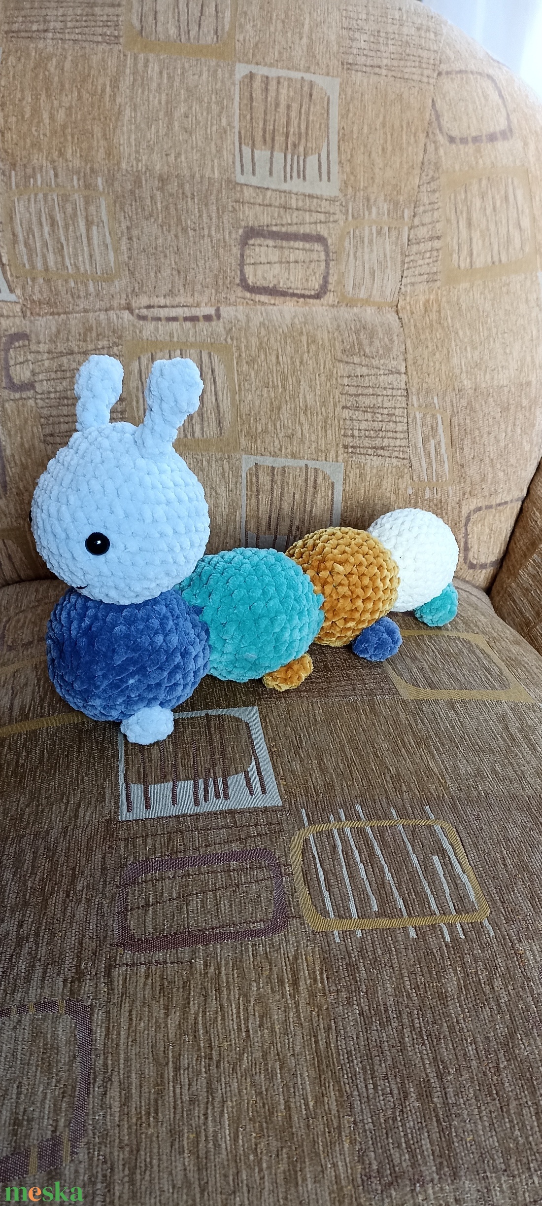 Horgolt amigurumi kukac,hernyó - játék & sport - plüssállat & játékfigura - más figura - Meska.hu Horgolt amigurumi kukac,hernyó - játék & sport - plüssállat & játékfigura - más figura - Meska.hu