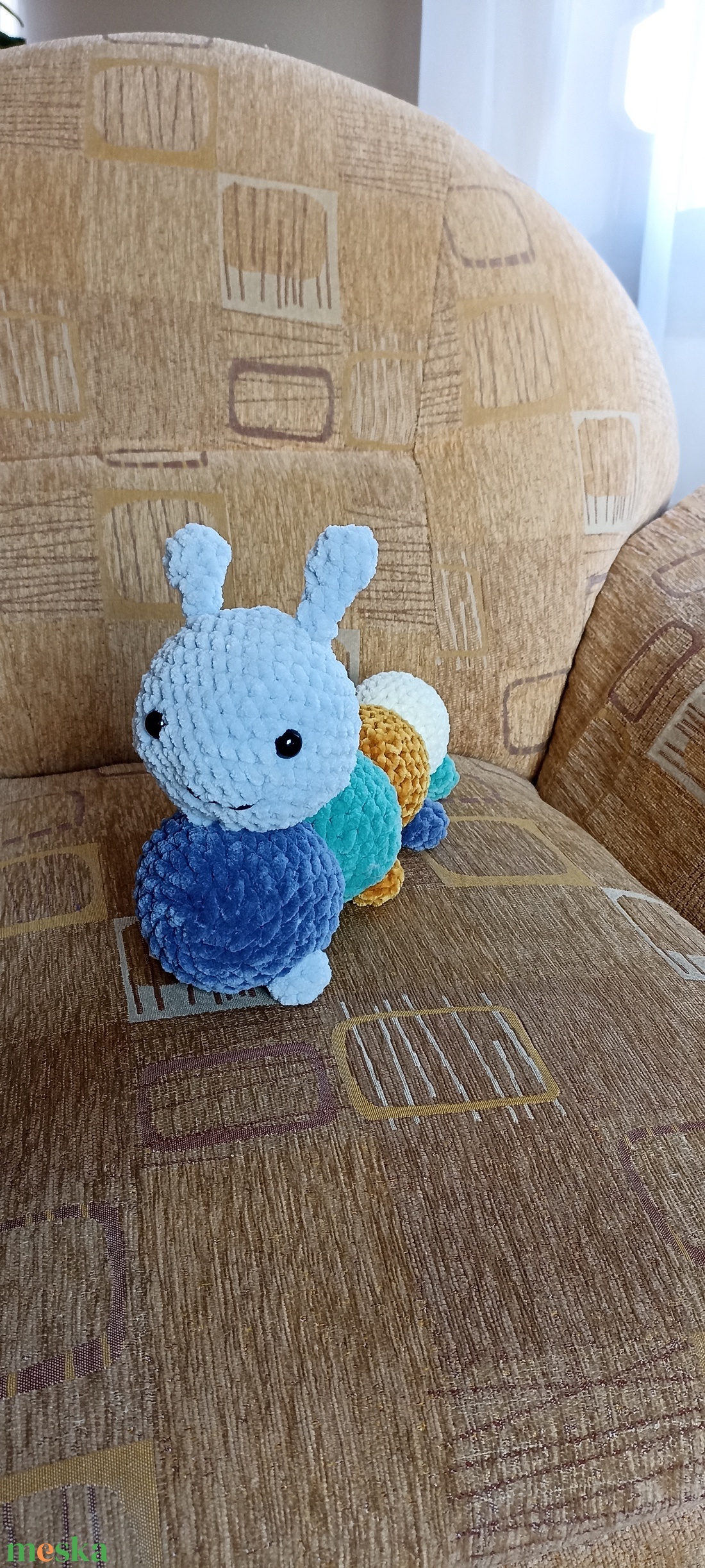 Horgolt amigurumi kukac,hernyó - játék & sport - plüssállat & játékfigura - más figura - Meska.hu Horgolt amigurumi kukac,hernyó - játék & sport - plüssállat & játékfigura - más figura - Meska.hu