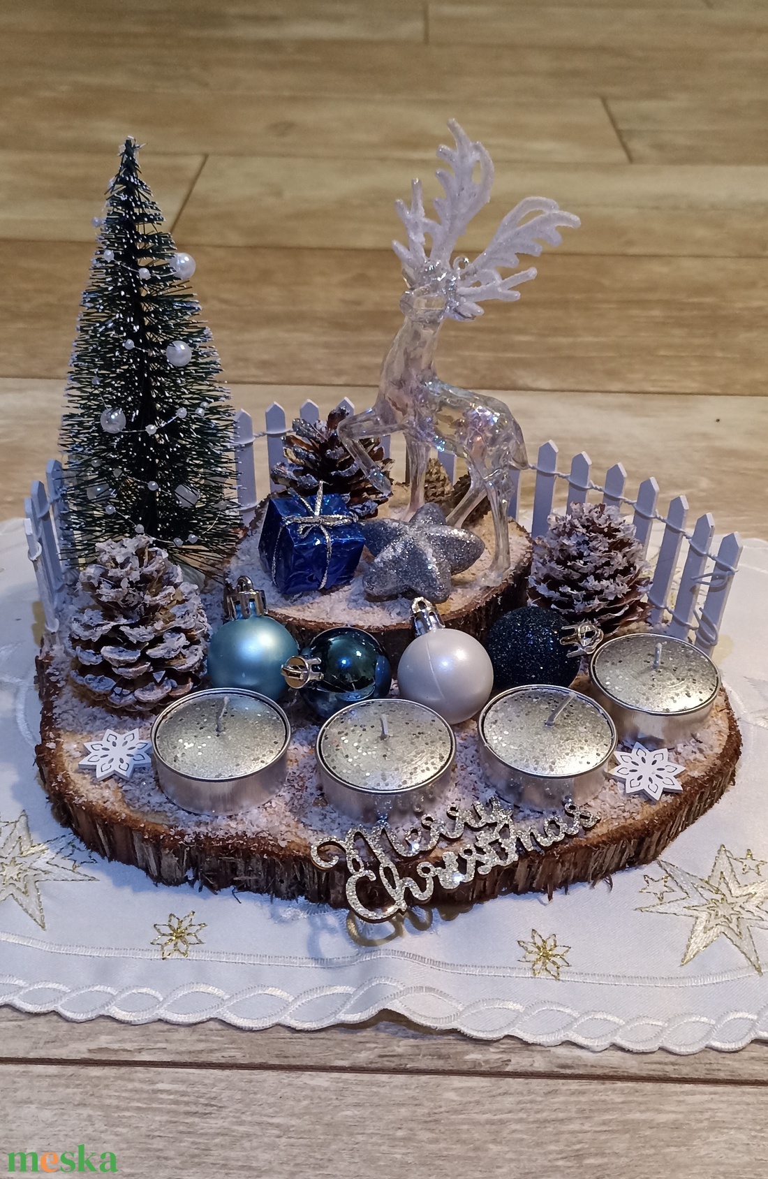 Karácsonyi adventi asztaldísz - karácsony - adventi díszek - adventi asztaldísz - Meska.hu Karácsonyi adventi asztaldísz - karácsony - adventi díszek - adventi asztaldísz - Meska.hu