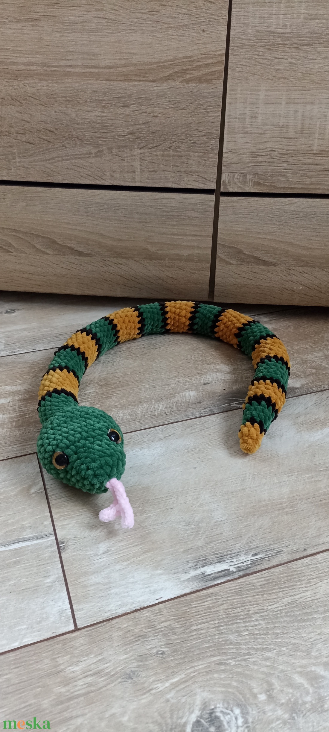 Horgolt amigurumi kígyó - játék & sport - plüssállat & játékfigura - más figura - Meska.hu Horgolt amigurumi kígyó - játék & sport - plüssállat & játékfigura - más figura - Meska.hu
