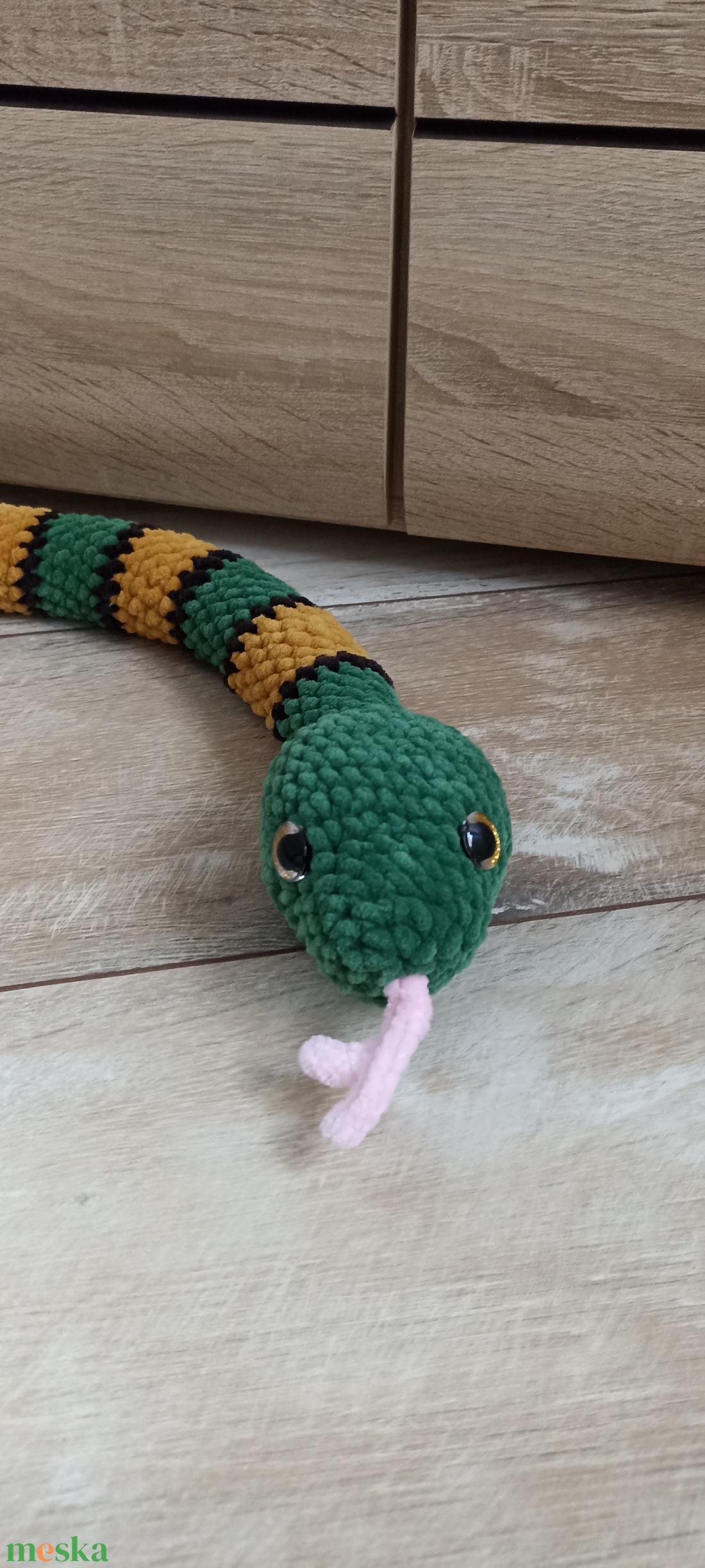 Horgolt amigurumi kígyó - játék & sport - plüssállat & játékfigura - más figura - Meska.hu Horgolt amigurumi kígyó - játék & sport - plüssállat & játékfigura - más figura - Meska.hu
