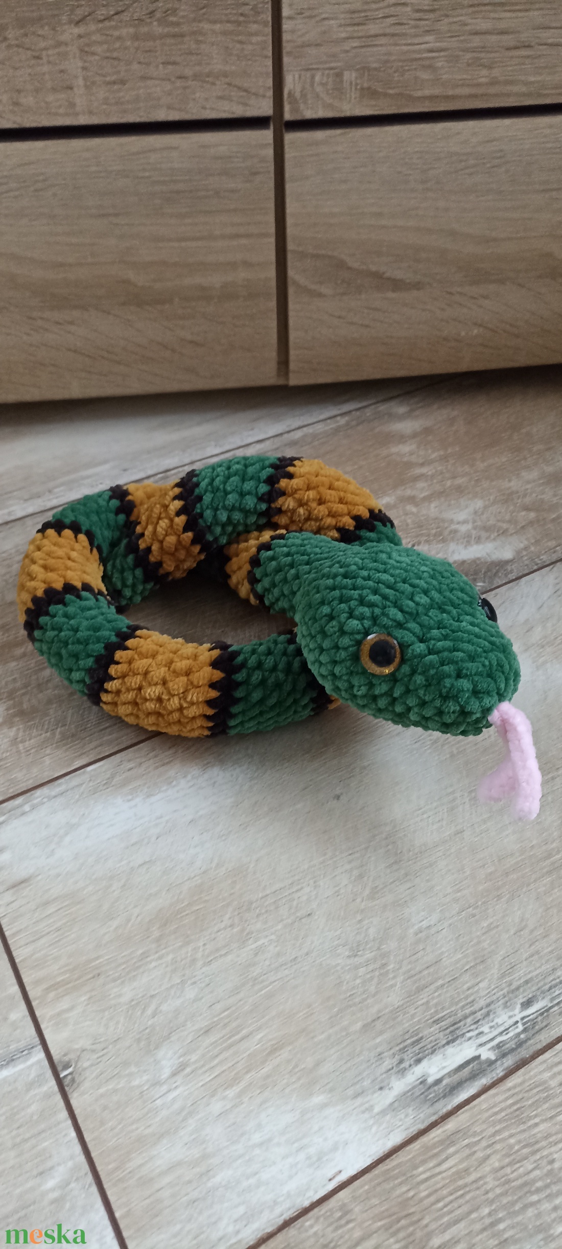 Horgolt amigurumi kígyó - játék & sport - plüssállat & játékfigura - más figura - Meska.hu Horgolt amigurumi kígyó - játék & sport - plüssállat & játékfigura - más figura - Meska.hu