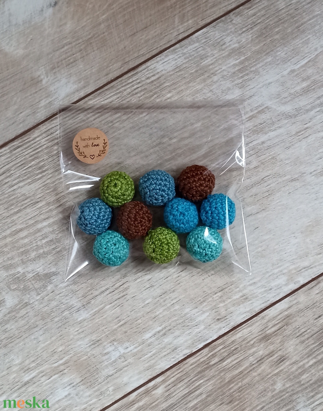 Kézzel horgolt fa golyó készlet 10 db - diy (csináld magad) - egységcsomag - Meska.hu Kézzel horgolt fa golyó készlet 10 db - diy (csináld magad) - egységcsomag - Meska.hu