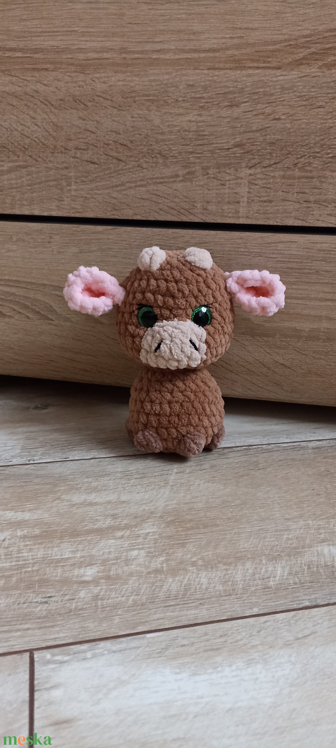 Horgolt amigurumi boci - játék & sport - plüssállat & játékfigura - boci, tehén - Meska.hu