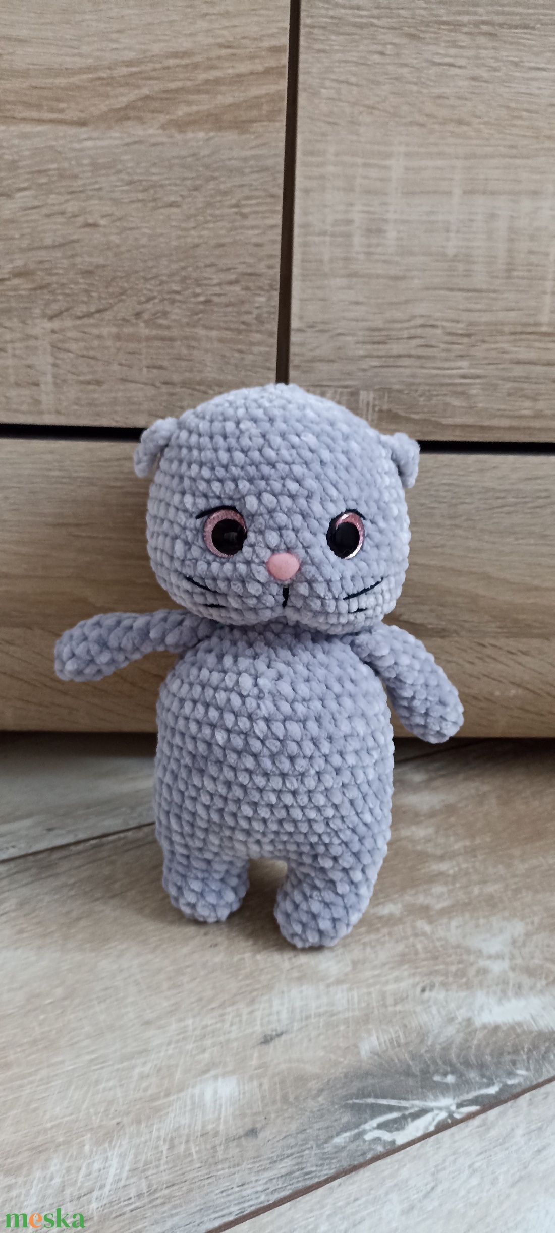 Horgolt amigurumi cica - játék & sport - plüssállat & játékfigura - cica - Meska.hu