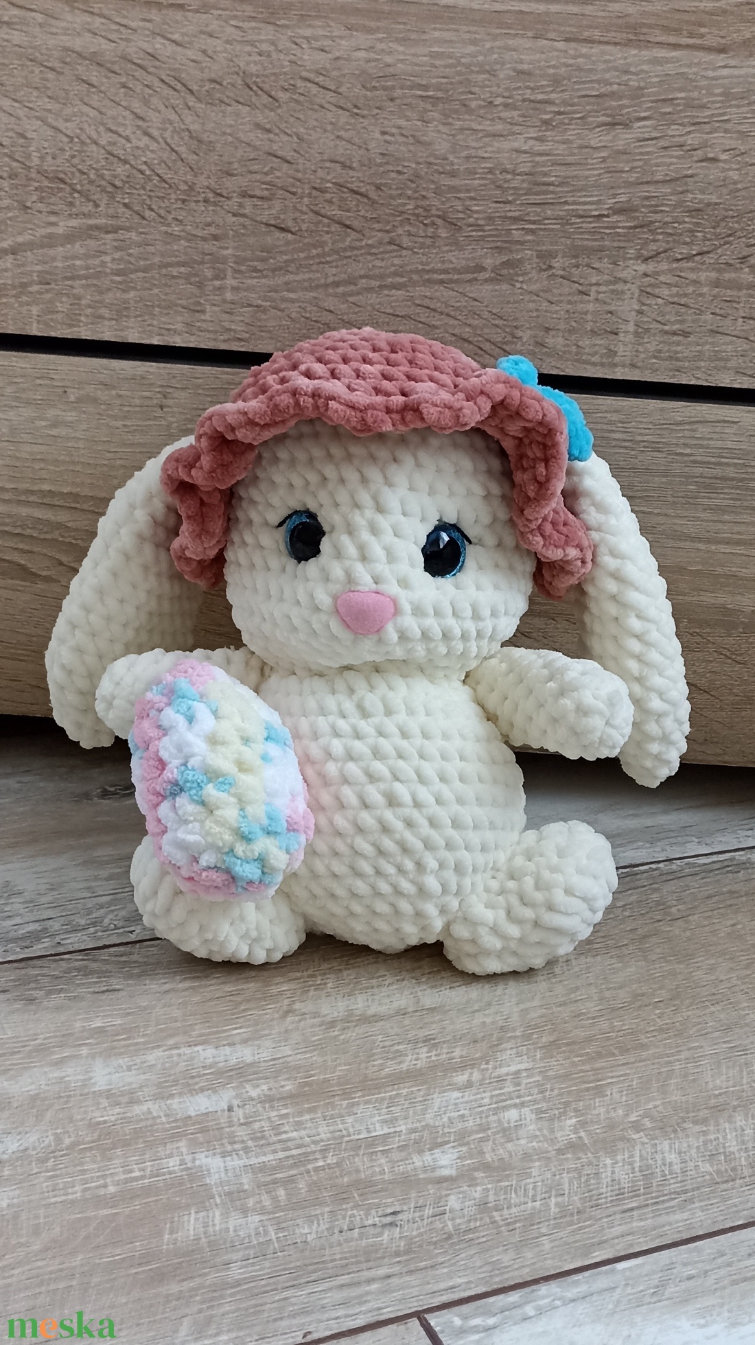 Húsvétra! Horgolt amigurumi nyuszi  - játék & sport - plüssállat & játékfigura - nyuszi - Meska.hu
