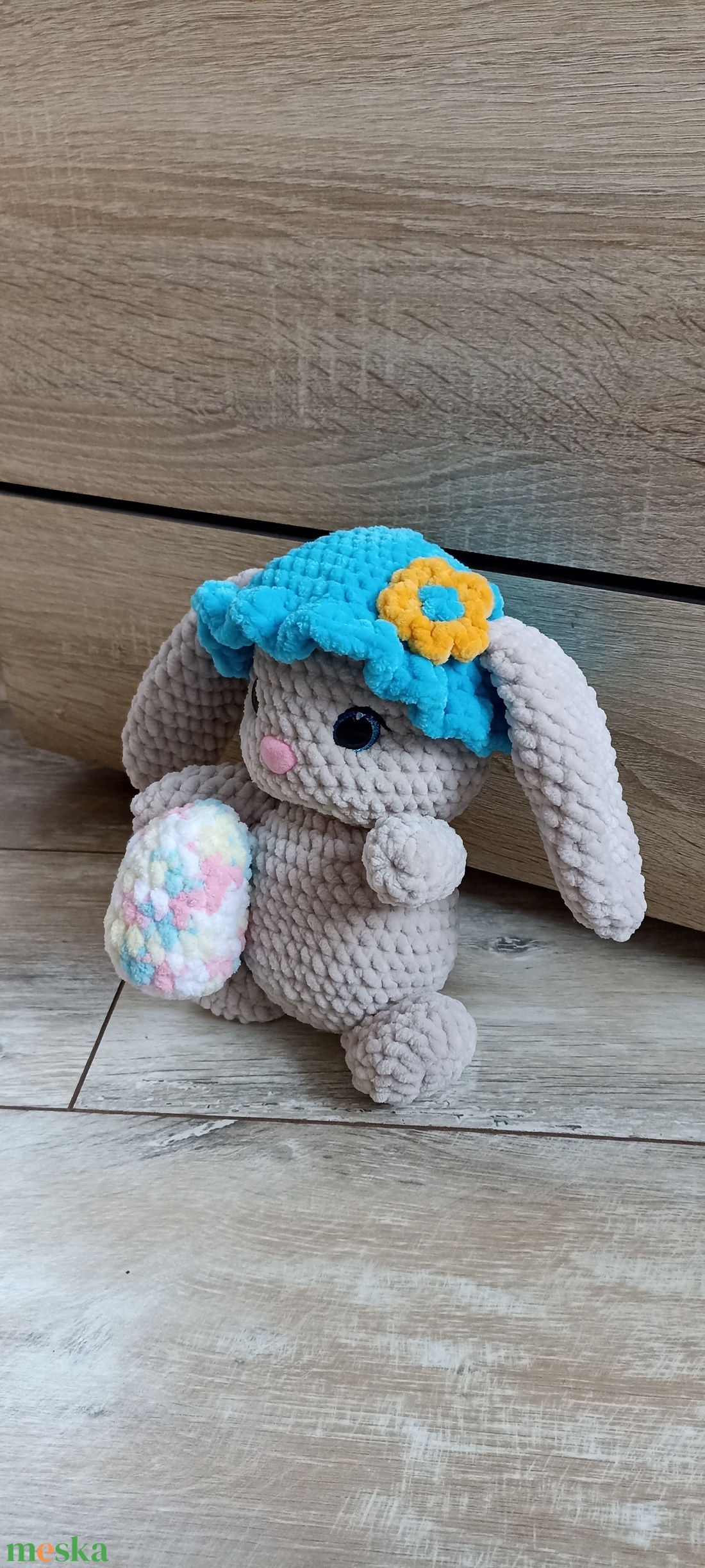 Húsvétra! Horgolt amigurumi nyuszi  - játék & sport - plüssállat & játékfigura - nyuszi - Meska.hu