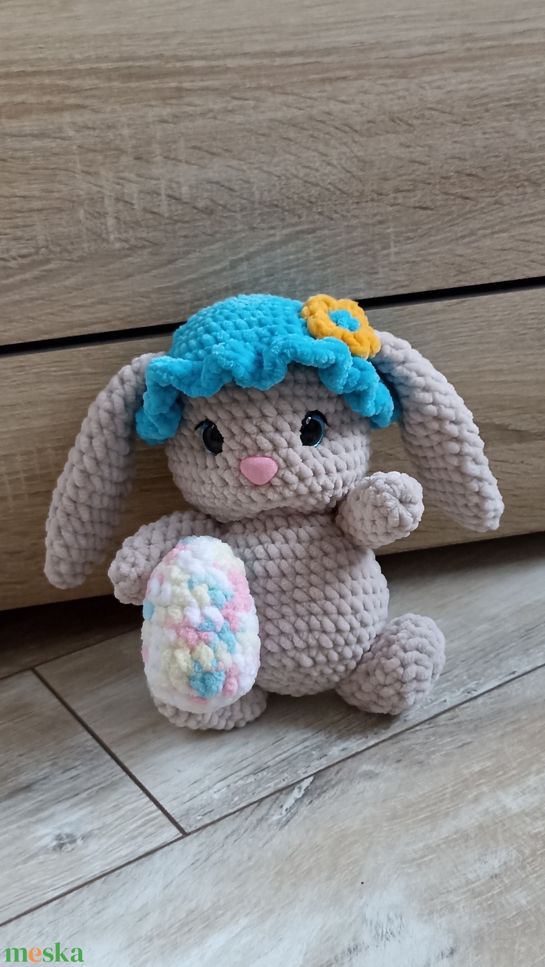 Húsvétra! Horgolt amigurumi nyuszi  - játék & sport - plüssállat & játékfigura - nyuszi - Meska.hu