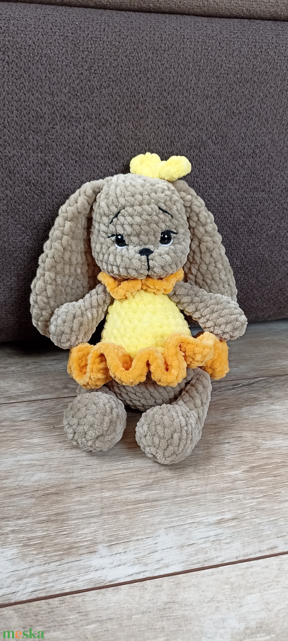 Horgolt amigurumi balerina nyuszi  - játék & sport - plüssállat & játékfigura - nyuszi - Meska.hu