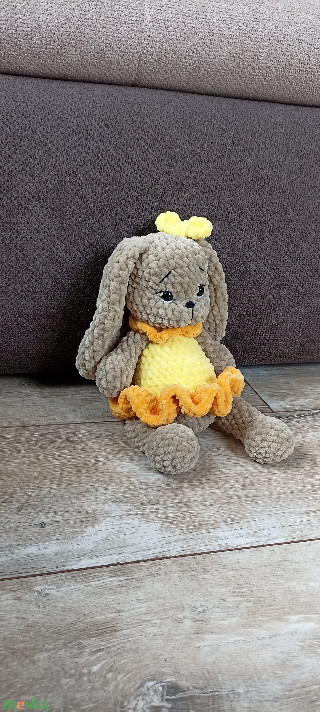 Horgolt amigurumi balerina nyuszi  - játék & sport - plüssállat & játékfigura - nyuszi - Meska.hu