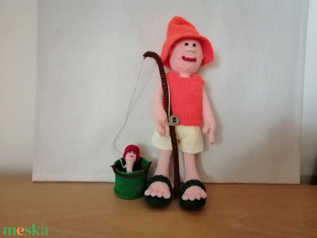 Ho-Ho horgász - játék & sport - plüssállat & játékfigura - más figura - Meska.hu