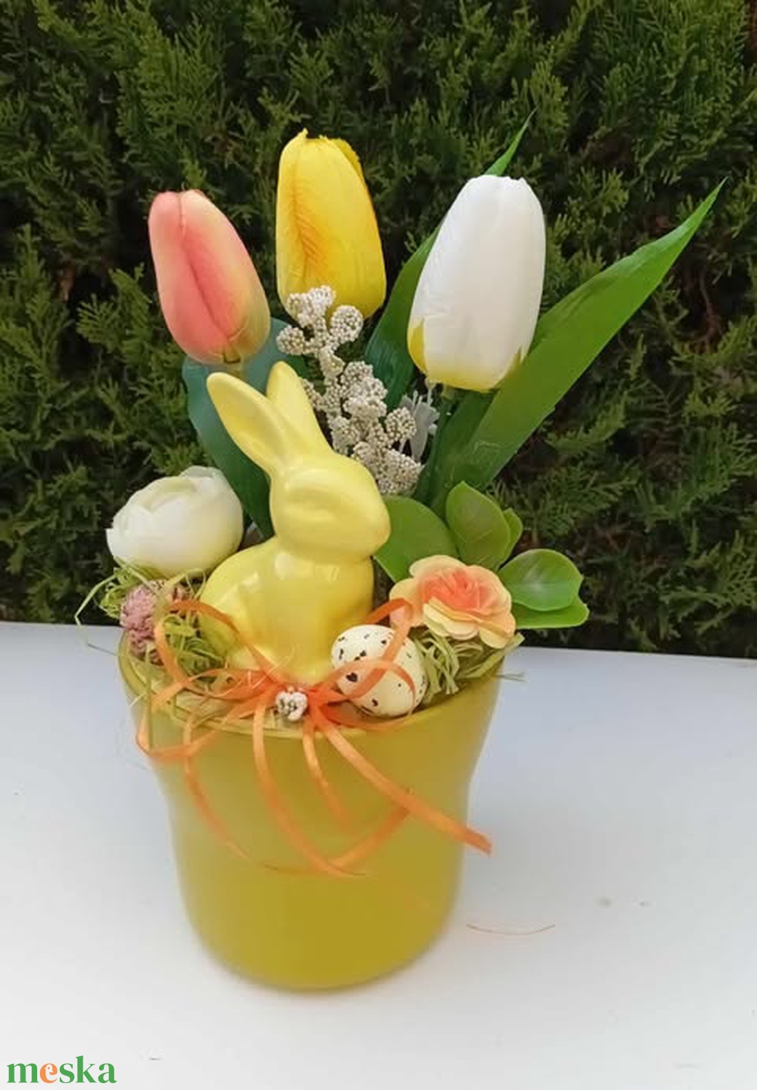 Húsvétii asztaldísz - otthon & életmód - dekoráció - asztal és polc dekoráció - asztaldísz - Meska.hu