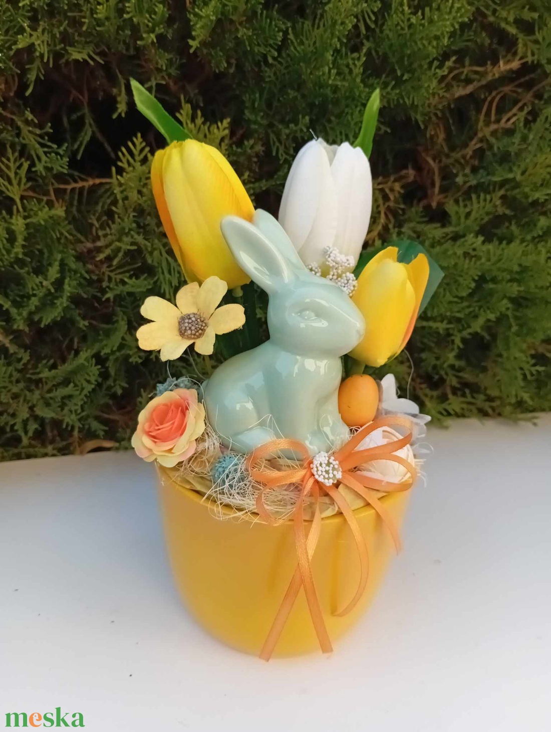 Húsvétii asztaldísz - otthon & életmód - dekoráció - asztal és polc dekoráció - asztaldísz - Meska.hu