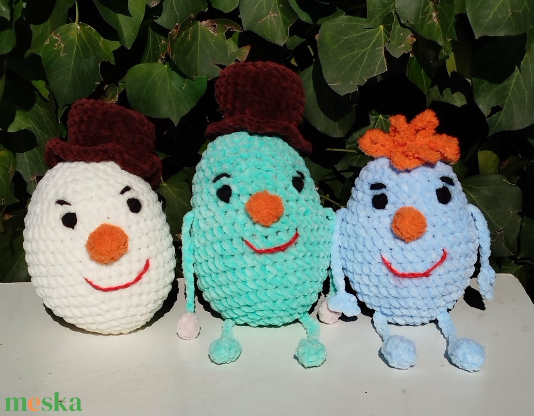Húsvétii asztaldísz, amigurumi állatka - otthon & életmód - dekoráció - asztal és polc dekoráció - asztaldísz - Meska.hu