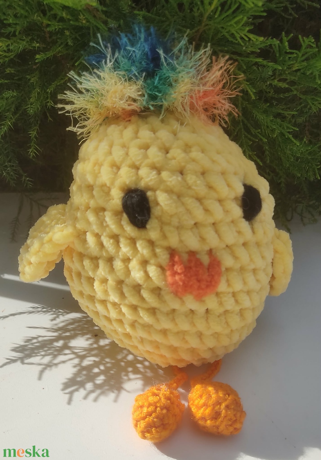 Húsvétii asztaldísz, amigurumi állatka - otthon & életmód - dekoráció - asztal és polc dekoráció - asztaldísz - Meska.hu