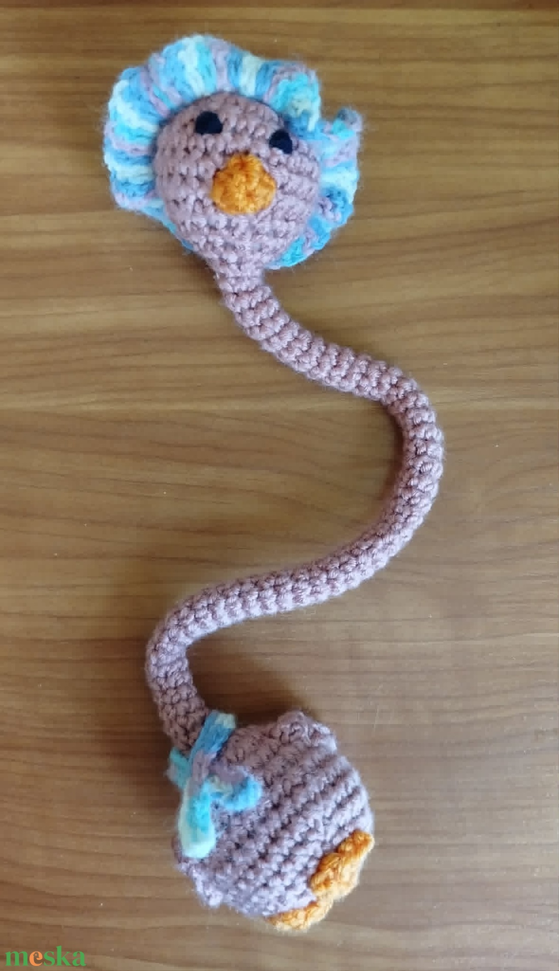 Amigurumi kacsa - otthon & életmód - dekoráció - asztal és polc dekoráció - asztaldísz - Meska.hu
