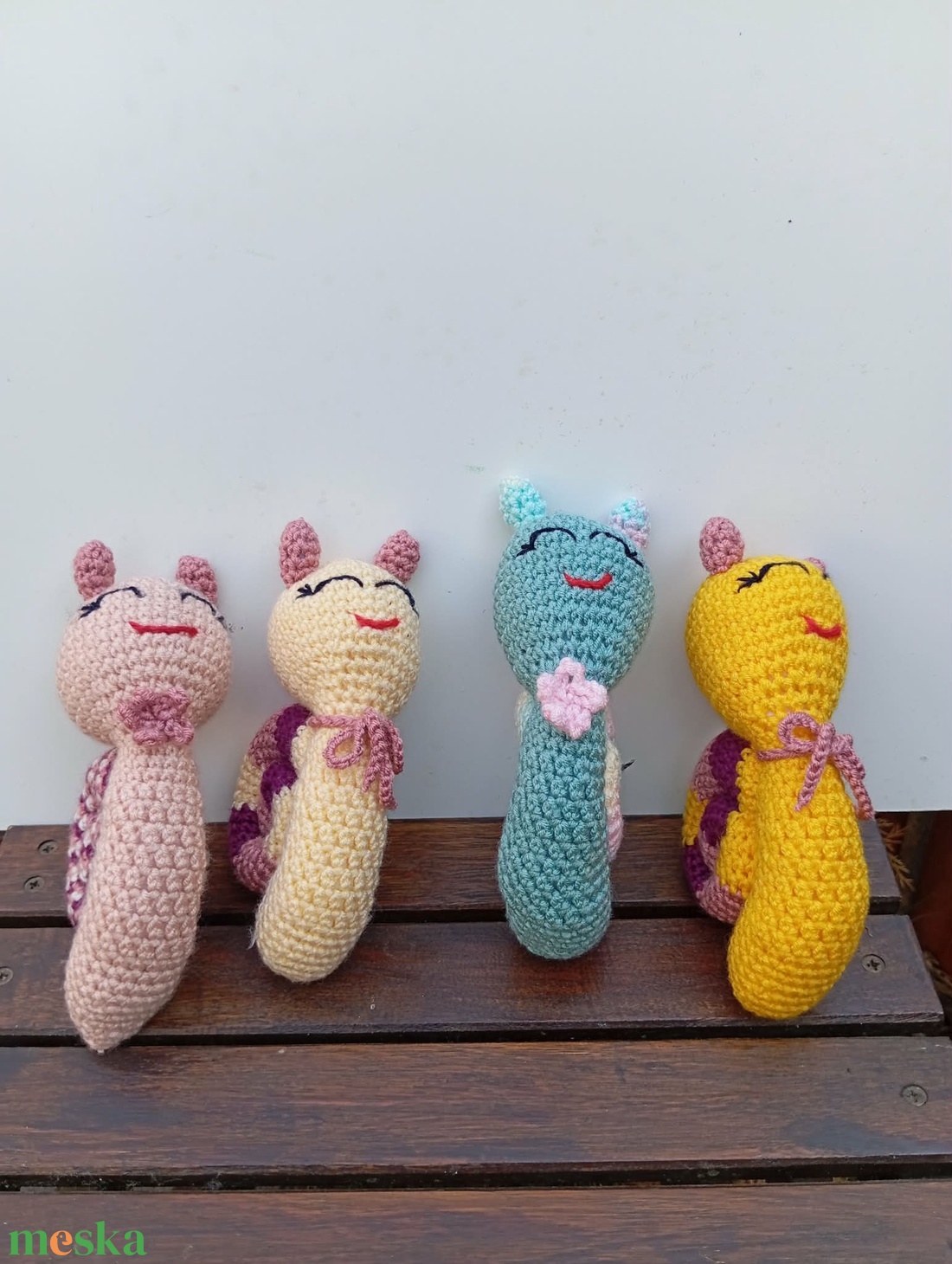  Amigurumi csiga biga - otthon & életmód - dekoráció - dísztárgy - Meska.hu