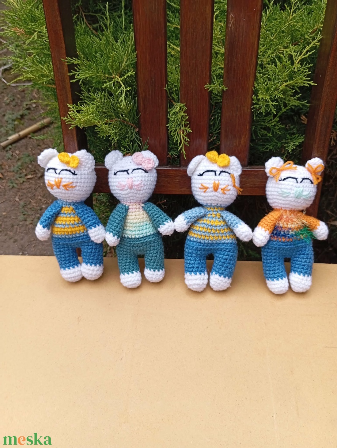  Amigurumi Kitty - otthon & életmód - dekoráció - dísztárgy - Meska.hu