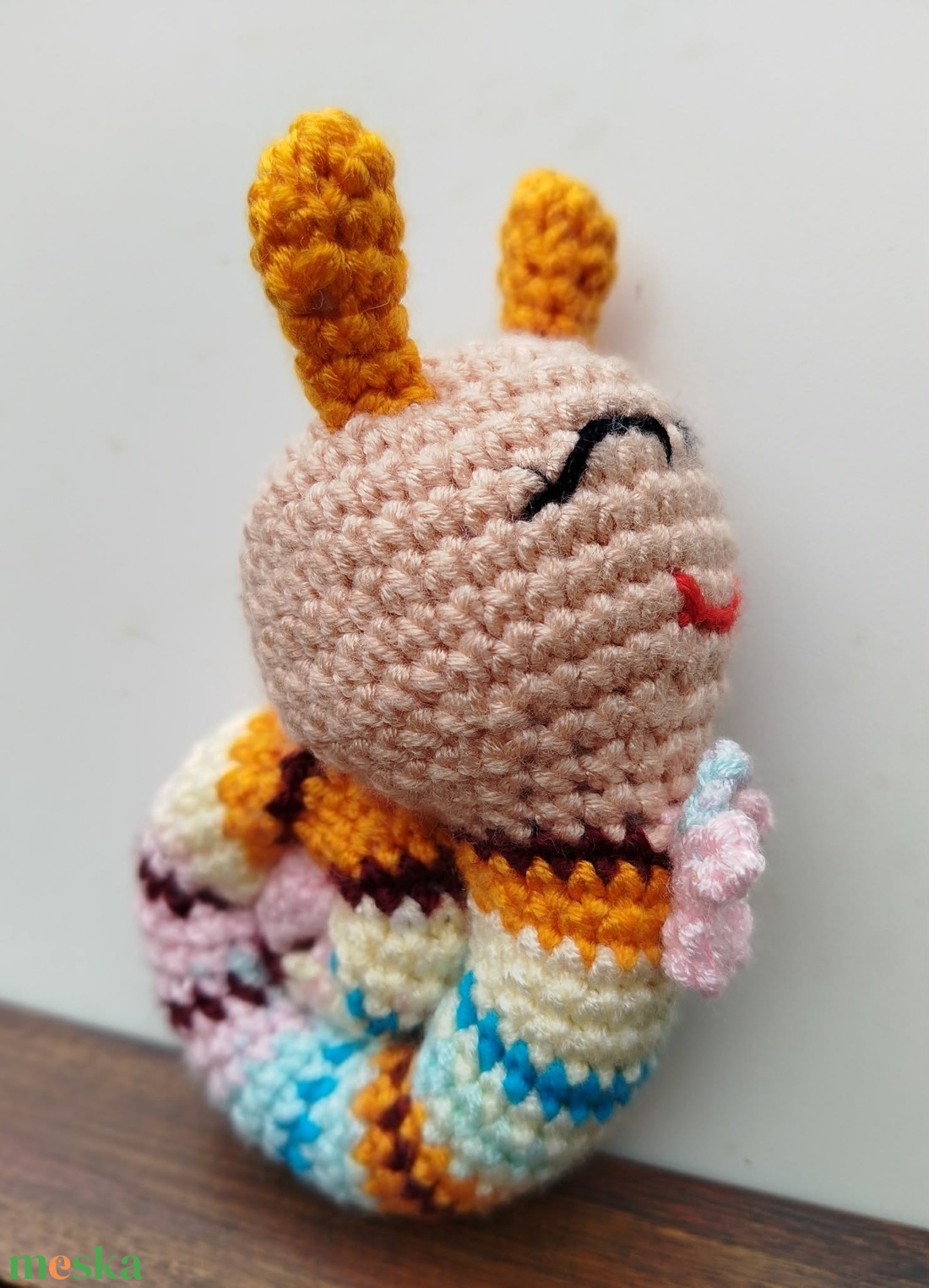  Amigurumi csigabiga - otthon & életmód - dekoráció - dísztárgy - Meska.hu