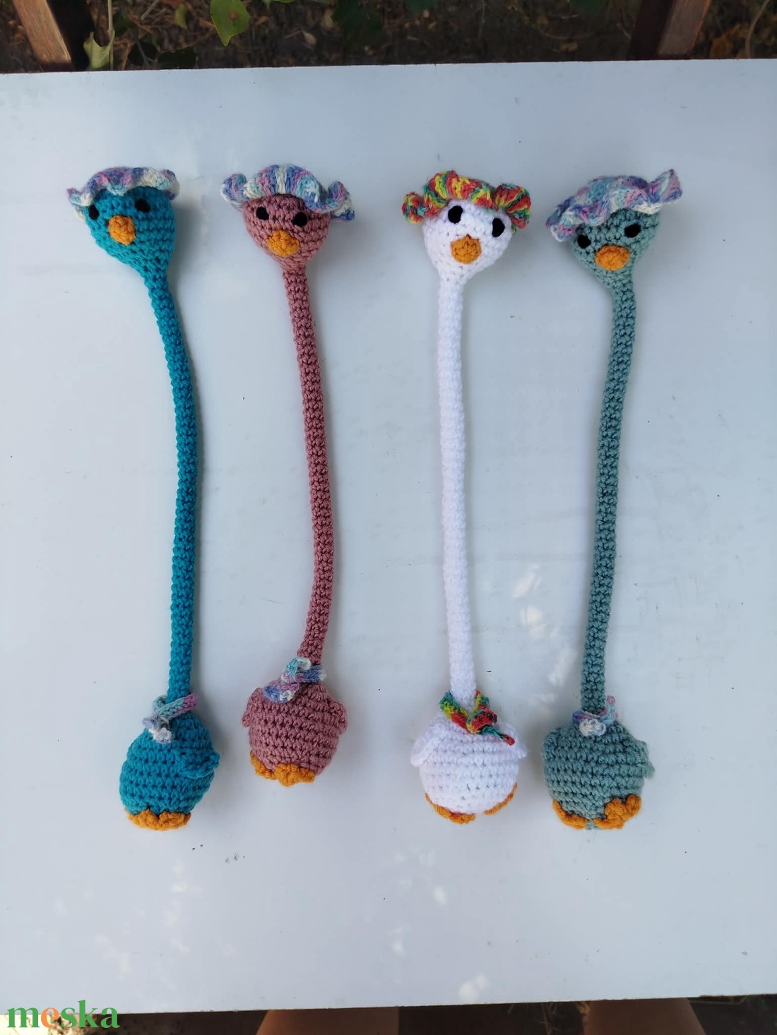  Amigurumi  hosszúnyakú kacsa - otthon & életmód - dekoráció - dísztárgy - Meska.hu