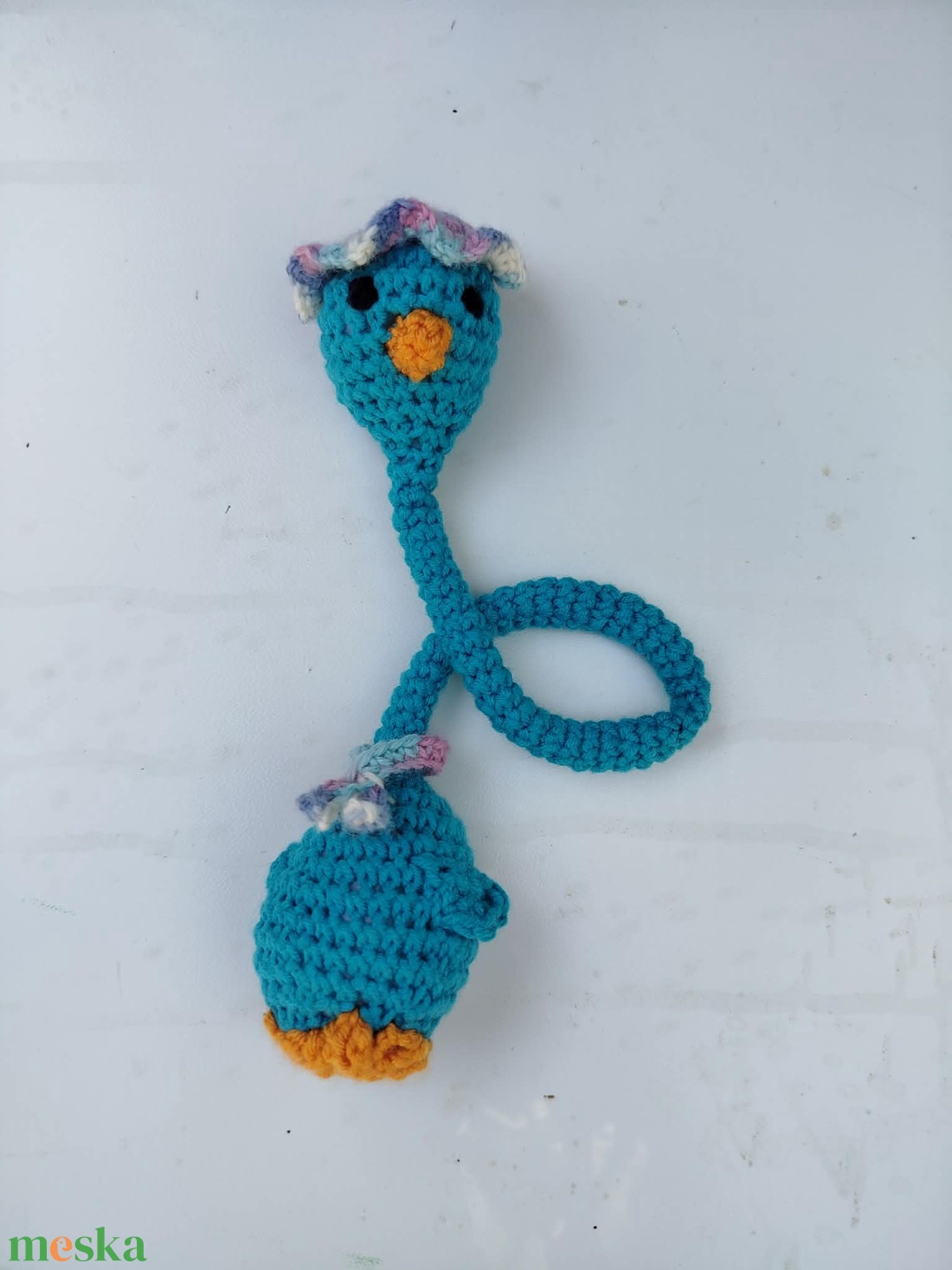  Amigurumi  hosszúnyakú kacsa - otthon & életmód - dekoráció - dísztárgy - Meska.hu