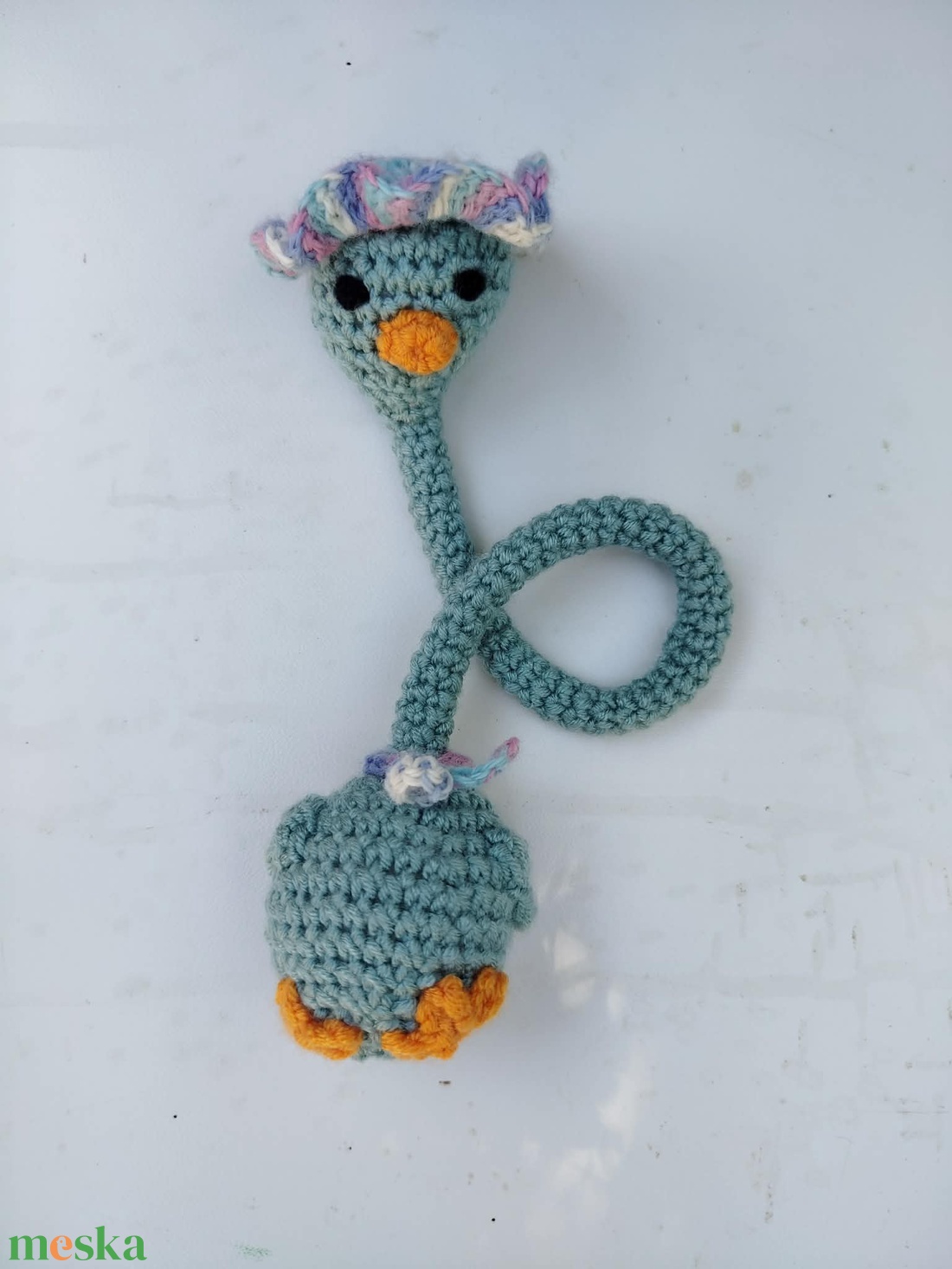  Amigurumi  hosszúnyakú kacsa - otthon & életmód - dekoráció - dísztárgy - Meska.hu