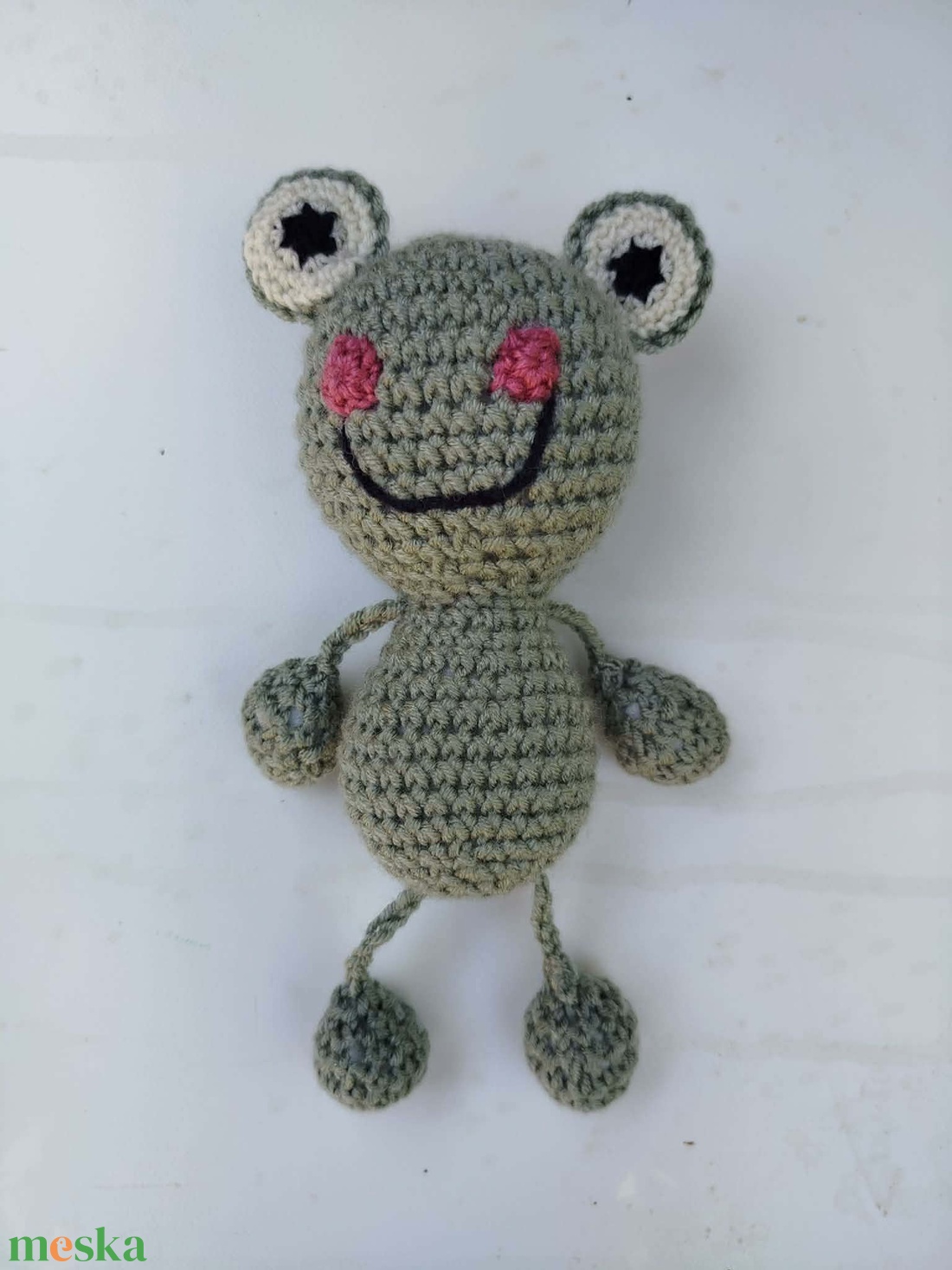  Amigurumi  béka - otthon & életmód - dekoráció - dísztárgy - Meska.hu