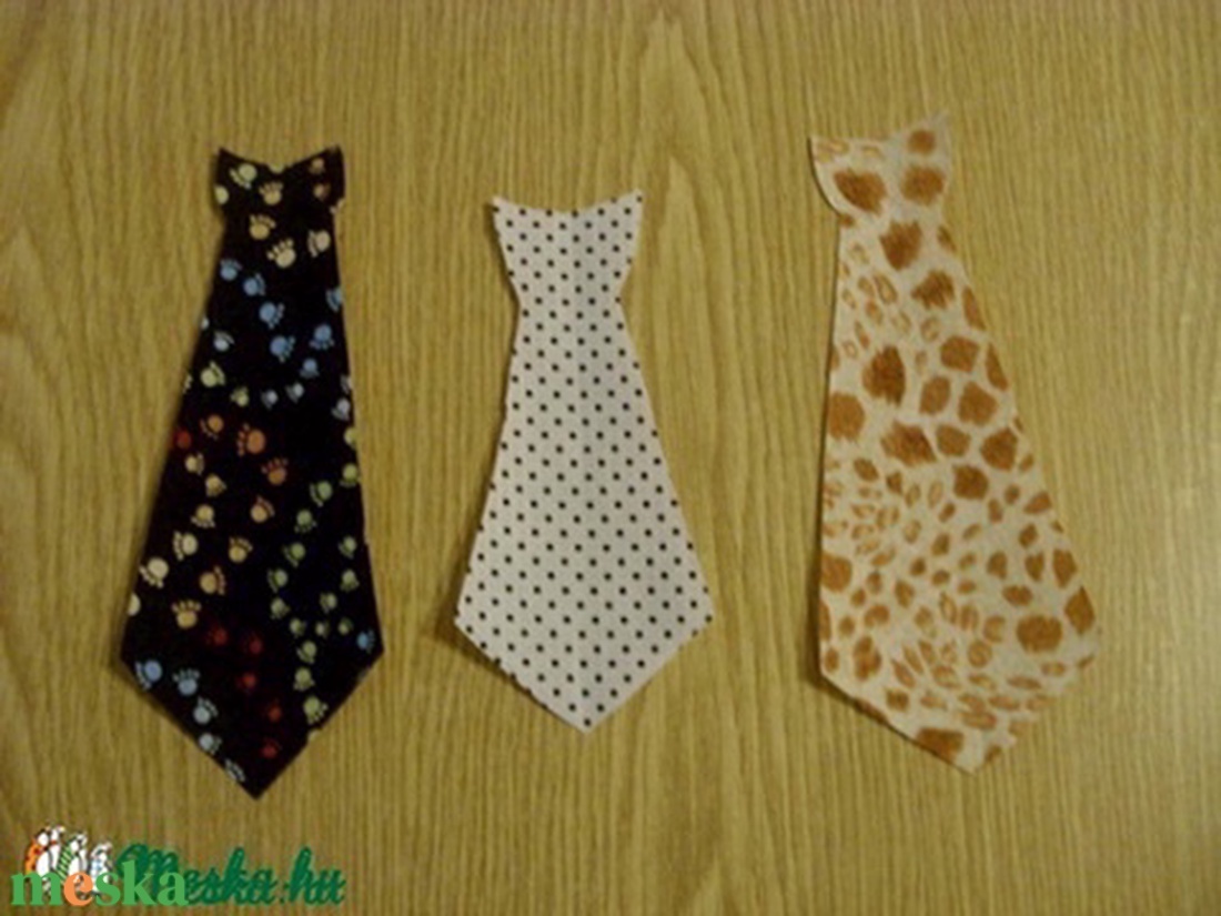 Textilmatrica - vasalható - Ötletfotóval -nyakkendő - többféle 350.-Ft - kellékek & szerszámok - méteráru - felvarrható, vasalható kellék - Meska.hu