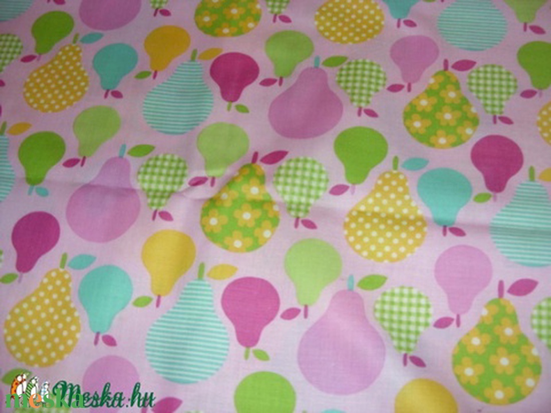 Körtés nagyon cuki USA egyedi Design textil:o)  55 x 30 cm minőségi textil  USA design  - kellékek & szerszámok - méteráru - pamut - Meska.hu