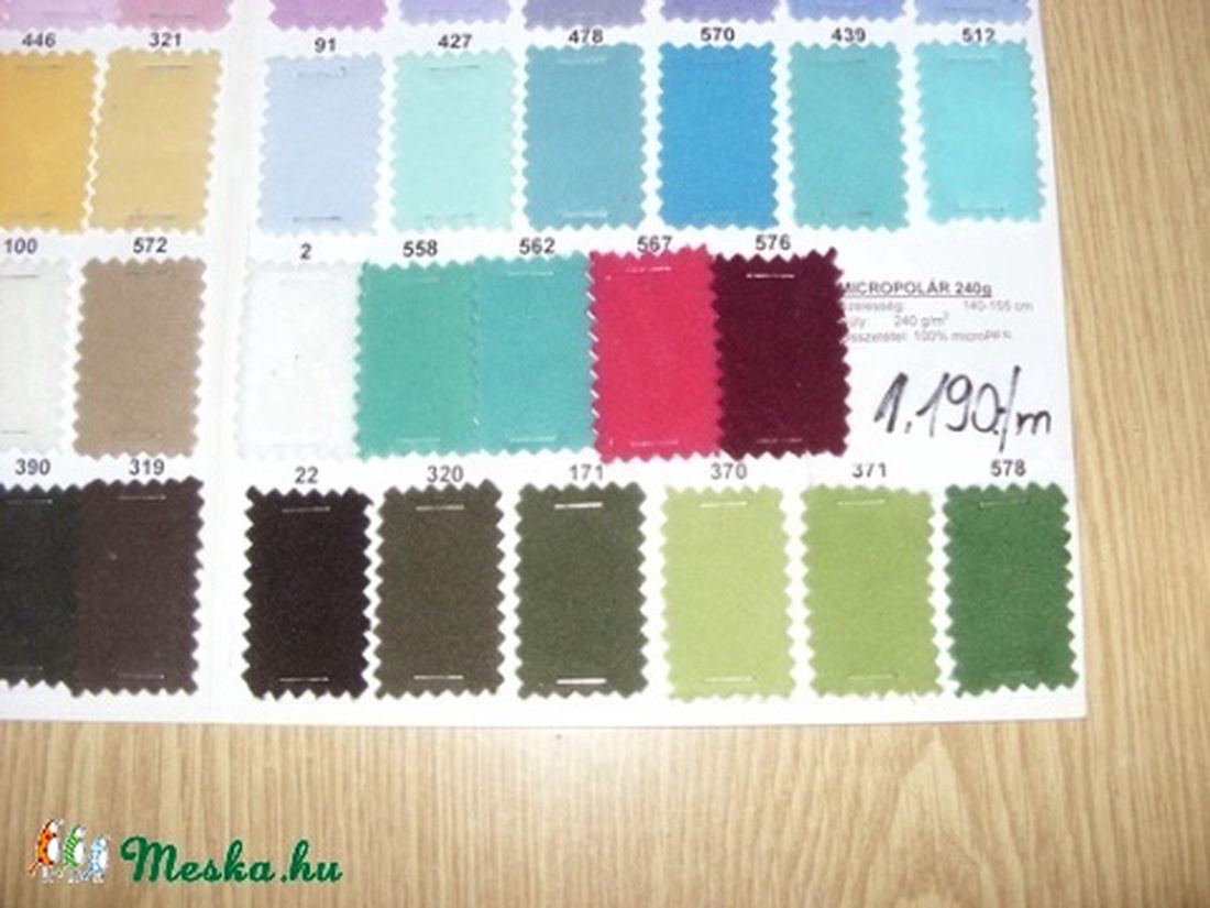 60 színben finom pihe-puha mikropolár 160 cm széles 1.190.-Ft.- - kellékek & szerszámok - méteráru - bársony - Meska.hu