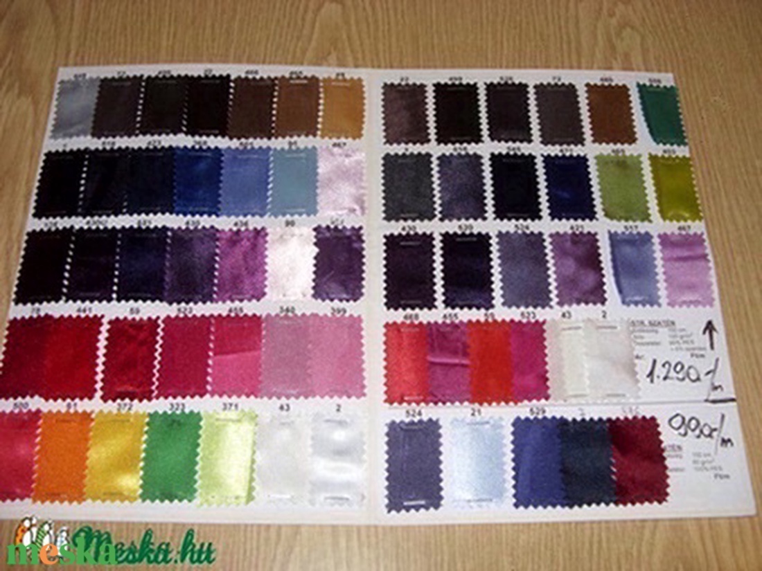 Csodás burgundi vörös szatén + 30 színben is 150 cm 990.-Ft - kellékek & szerszámok - méteráru - selyem - Meska.hu