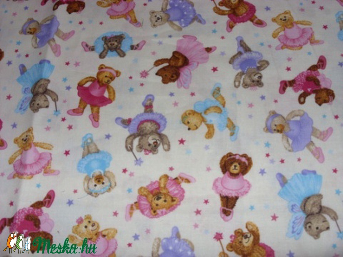 Mackós 3 féle cuki USA egyedi Design textil:o)  55 x 30 cm minőségi textil  - kellékek & szerszámok - méteráru - pamut - Meska.hu