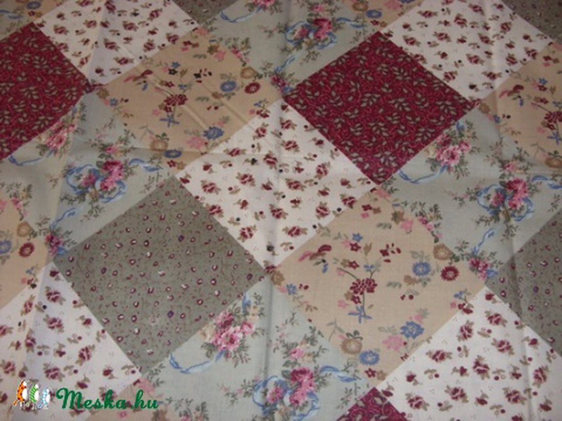 Patchwork mintás több színben design textil 70 x 50 cm minőségi  textil - kellékek & szerszámok - méteráru - pamut - Meska.hu