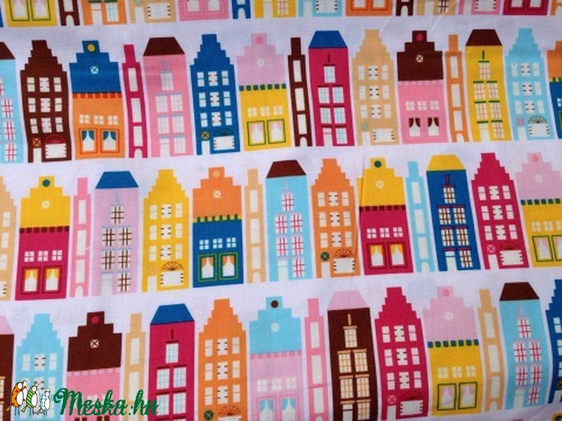 Házikók - jössz Te még az én utcámba :o))) 4 féle 55 x 30 cm minőségi textil USA design - kellékek & szerszámok - méteráru - pamut - Meska.hu Házikók - jössz Te még az én utcámba :o))) 4 féle 55 x 30 cm minőségi textil USA design - kellékek & szerszámok - méteráru - pamut - Meska.hu