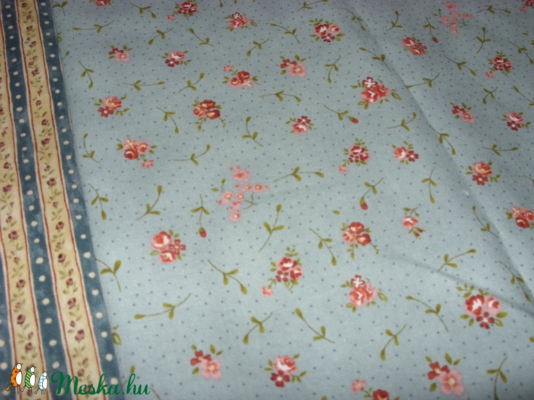 Finom mintás japán design minőségi textil:  55 x 30 cm  - kellékek & szerszámok - méteráru - pamut - Meska.hu