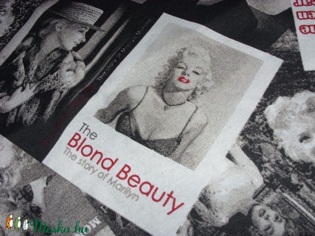 Marilyn Monroe Bútorvászon extra spanyol design textil 140 cm - kevert szálas - kellékek & szerszámok - méteráru - pamut - Meska.hu