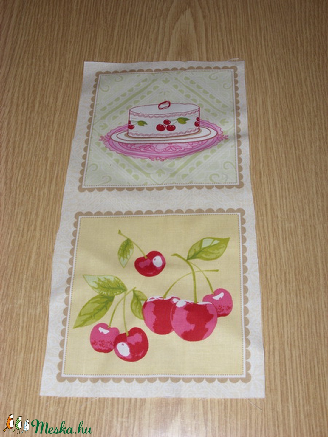 2 db-os sütis -gyümölcsös blokk több féle minőségi USA egyedi Design textil:o)  30 x 15 cm  - kellékek & szerszámok - méteráru - pamut - Meska.hu