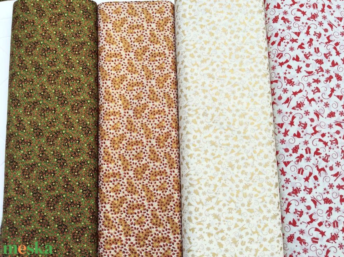 Méterben is - Karácsonyi apró mintás német design textil 70 x 30 cm - méterre is - textil - pamut - Meska.hu Méterben is - Karácsonyi apró mintás német design textil 70 x 30 cm - méterre is - textil - pamut - Meska.hu