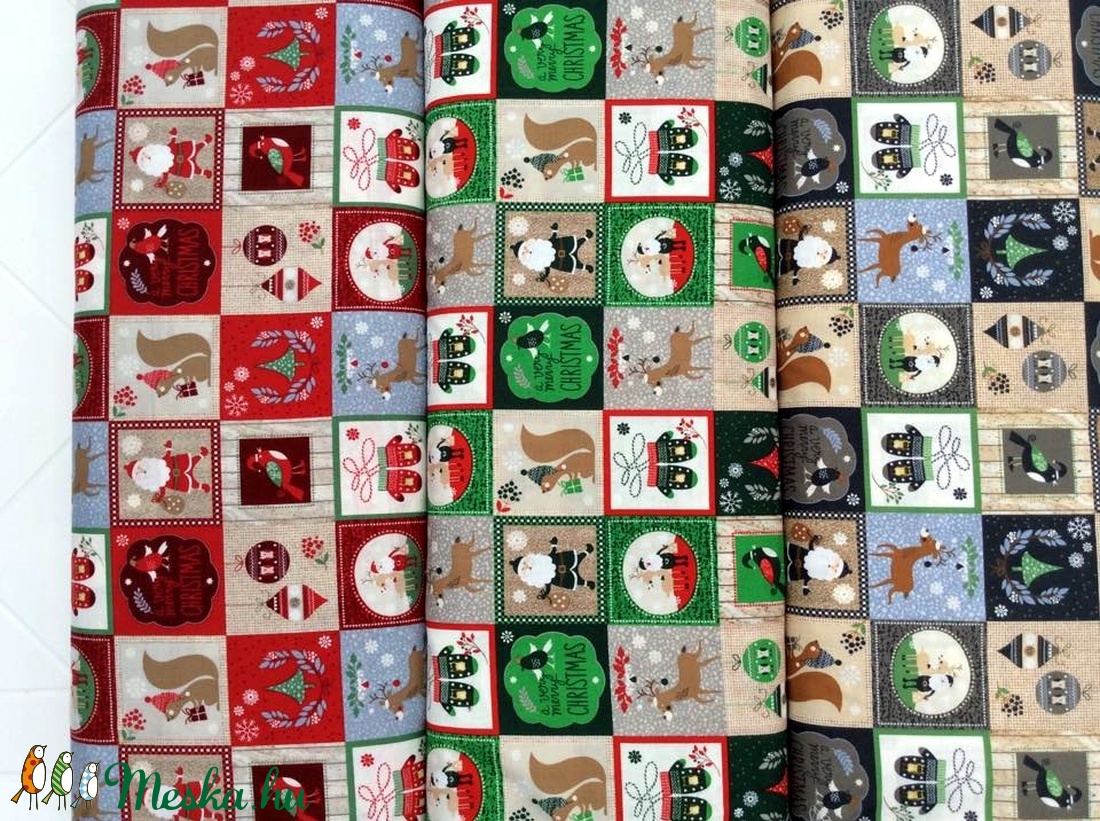 20 féle Karácsonyi patchwork mintás német design textil 70 x 30 cm - kellékek & szerszámok - méteráru - pamut - Meska.hu 20 féle Karácsonyi patchwork mintás német design textil 70 x 30 cm - kellékek & szerszámok - méteráru - pamut - Meska.hu