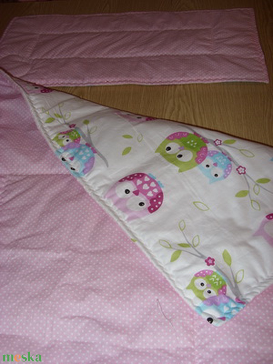 Bébi 2 méretű baba ágynemű szett design textilekből csajos és fiús - otthon & lakás - babaszoba, gyerekszoba - szett kiságyba - Meska.hu