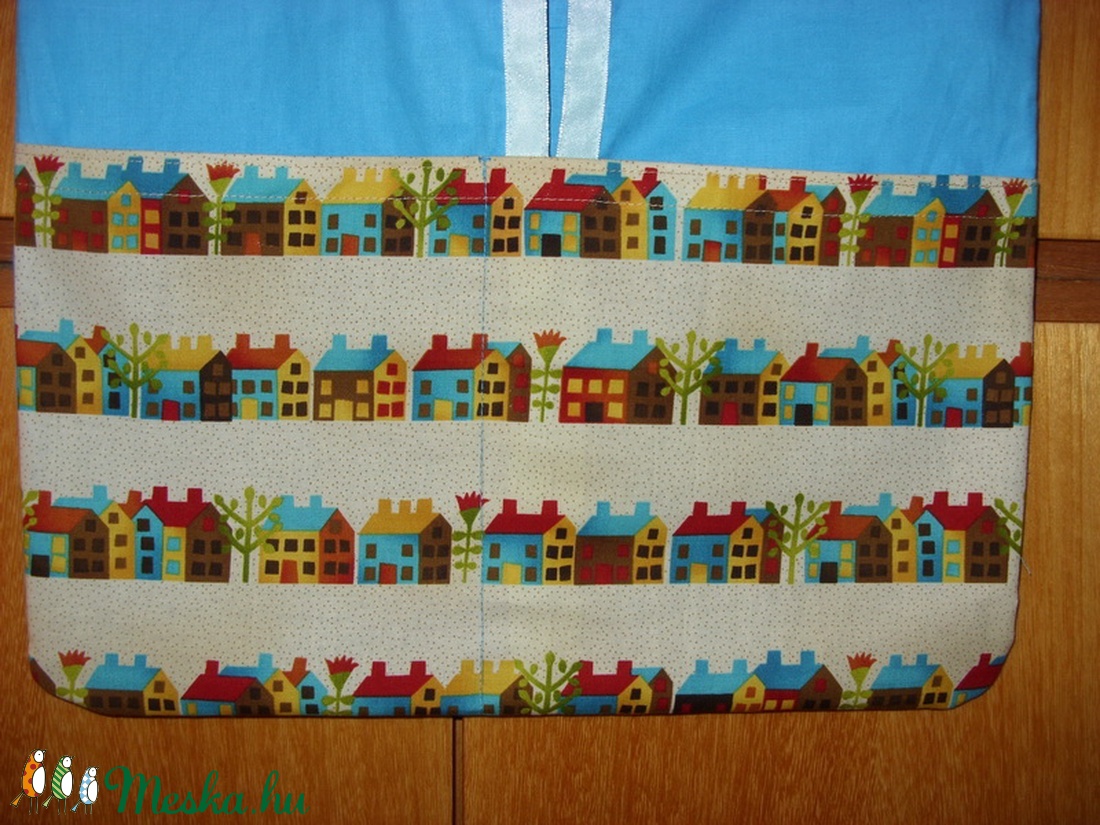 Házikós különleges uni ovis ruha zsák  100% pamut textil - játék & sport - ovis felszerelés - ovis zsák - Meska.hu